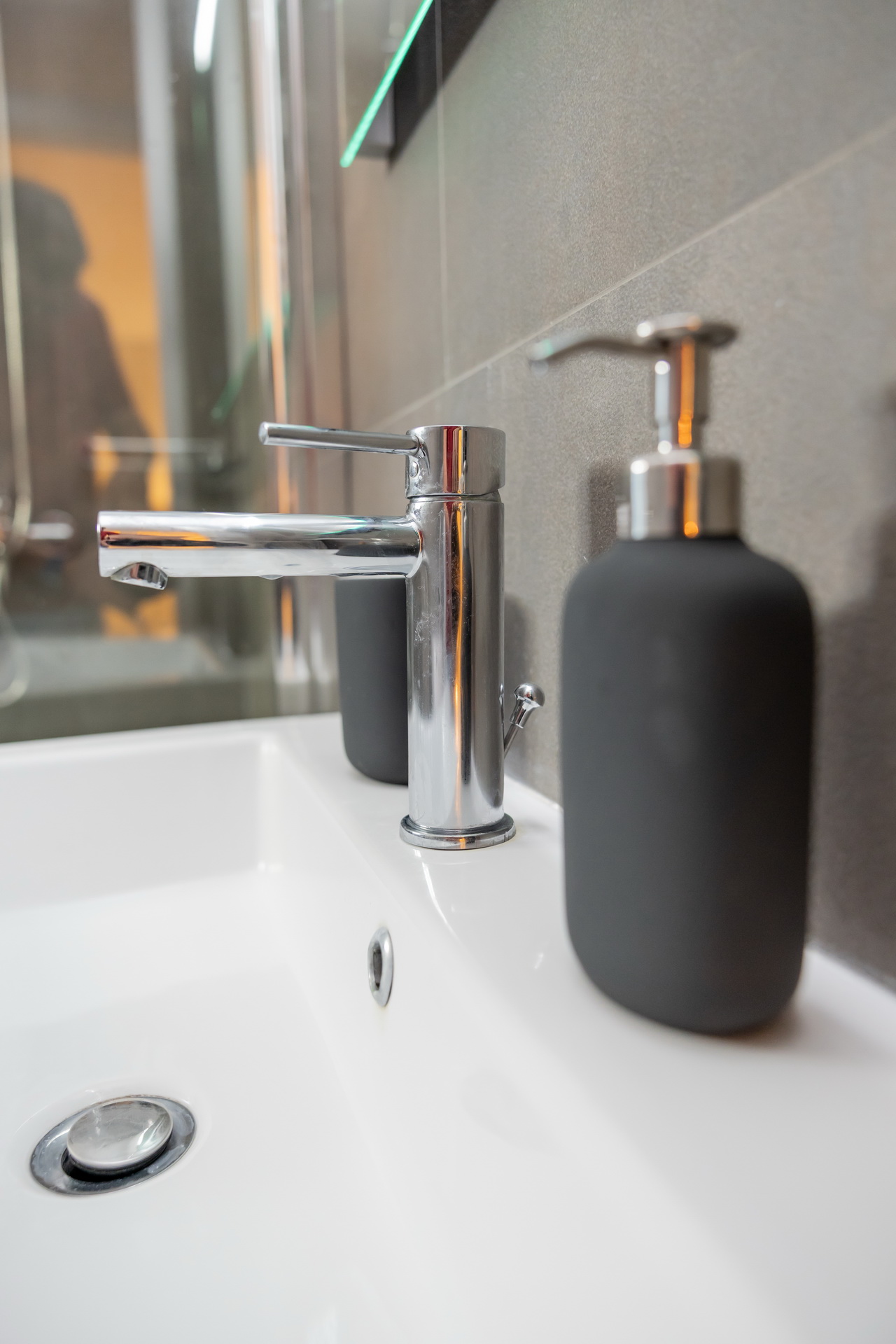 The bathroom basin