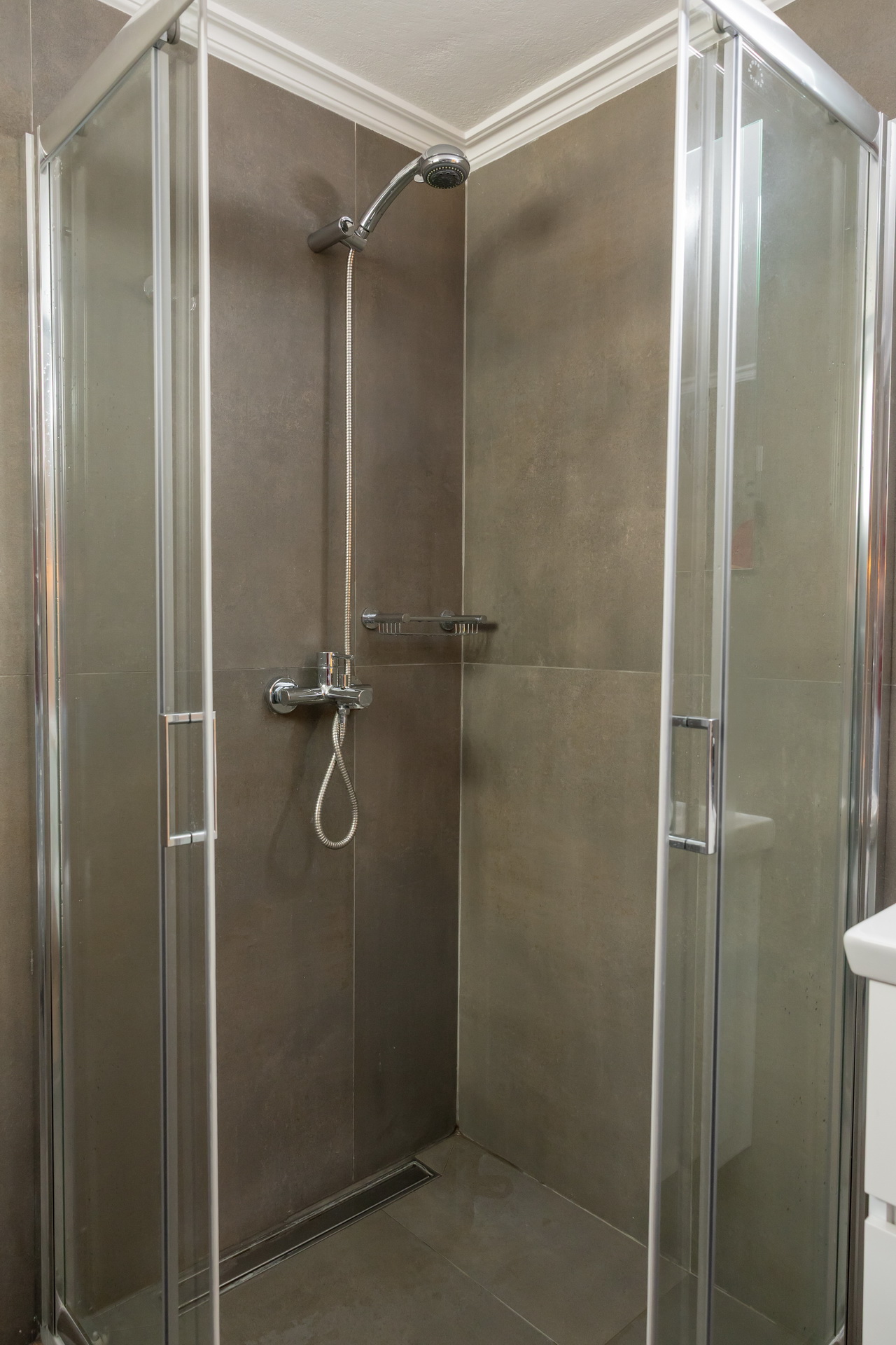 The shower cabin